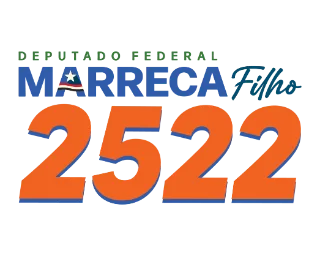 Logo com o número 2522 em azul