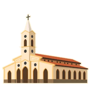 Ilustração da igreja de Timbiras